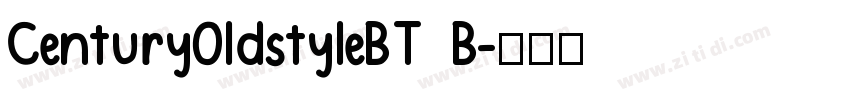 Century0ldstyleBT  B字体转换